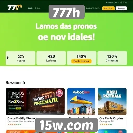 Novidades em promoções no 777h